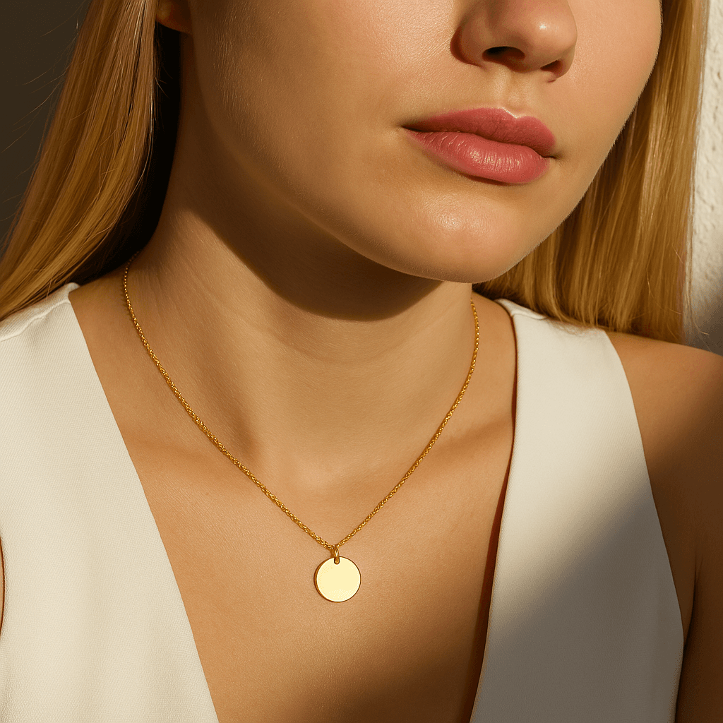 Gegraveerde ketting in een cadeaudoosje